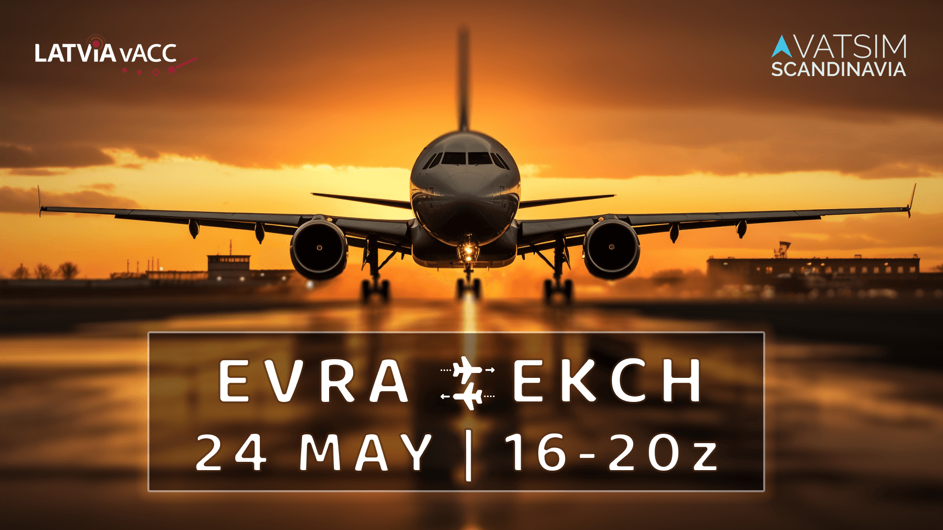 Baltic Bridge — Riga ↔ Copenhagen Air Shuttle Banner